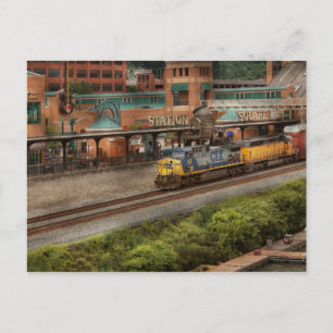 Zug - Pittsburg, PA - Station Square Postkarte