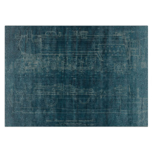 Zug-Plan I Schneidebrett