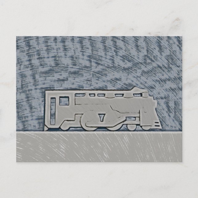 Zug Postkarte (Vorderseite)