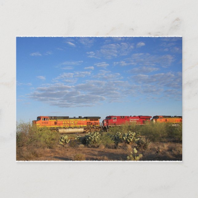 Zug Postkarte (Vorderseite)