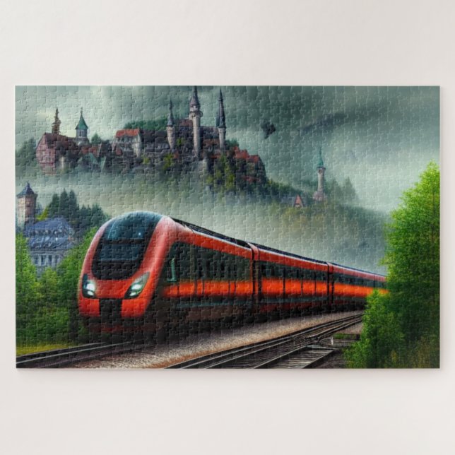 Zug-Puzzle (Horizontal)