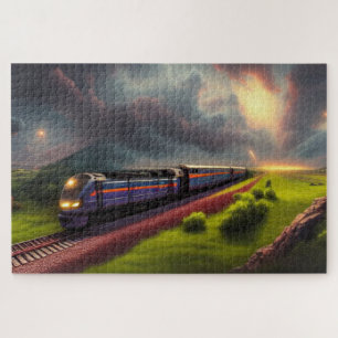 Zug-Puzzle