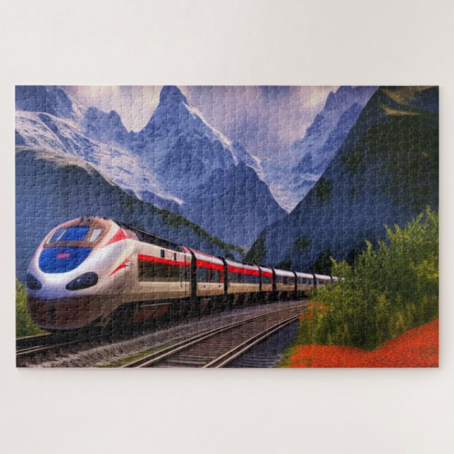 Zug-Puzzle (Horizontal)