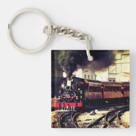 Zug Schlüsselanhänger