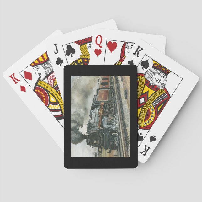 Zug-Spielkarten Spielkarten (Rückseite)