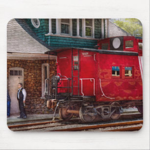 Zug - Steuerwagen - Ende der Strecke Mousepad