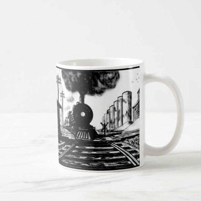 Zug-Tasse Kaffeetasse (Rechts)