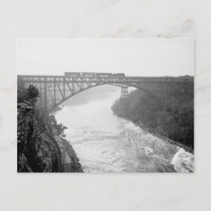 Zug über den Niagara River, 1910 Postkarte