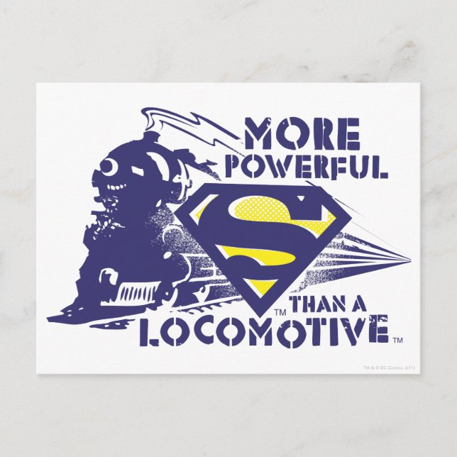 Zug und Logo Postkarte (Vorderseite)