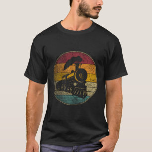Zug Vintage abgenutzt Retro Ingenieur Motor Con T-Shirt