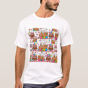Zug-Weihnachtsgebäck aus Lebkuchen T-Shirt