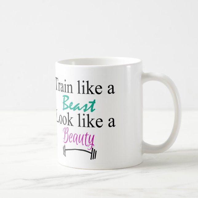 Zug wie ein Tier Kaffeetasse (Rechts)