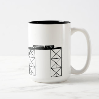 Zug-Wrack Zweifarbige Tasse