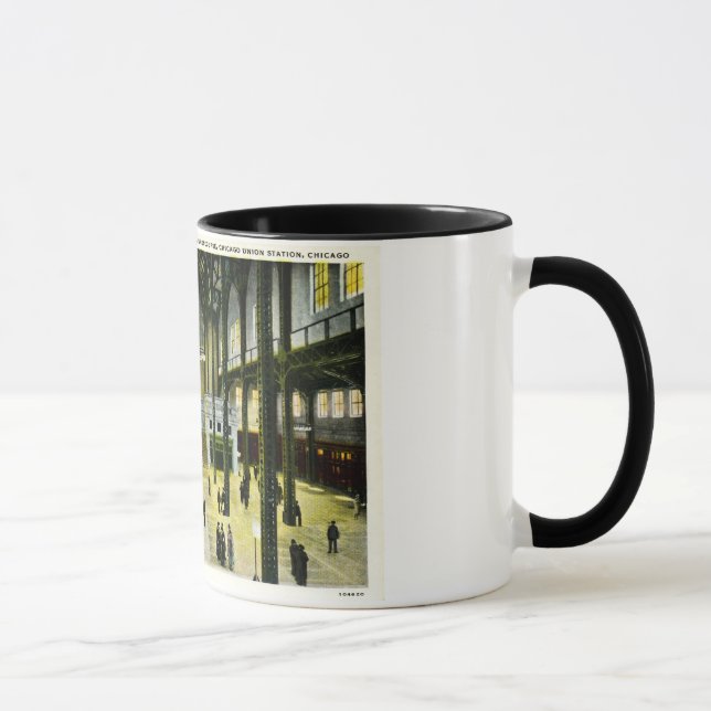 Zug-Zusammentreffen, Chicago-Gewerkschafts-Station Tasse (Rechts)