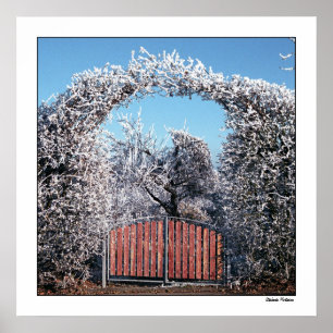 Zugang nach Winter-Märchenland Poster