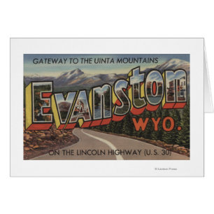 Zugang zu den Uinta Bergen - Evanston, WY