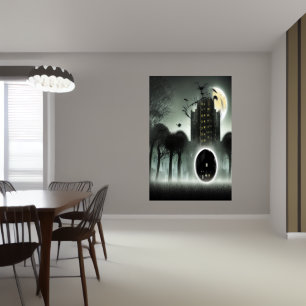 Zugang zu einer anderen Welt   AI Art Poster