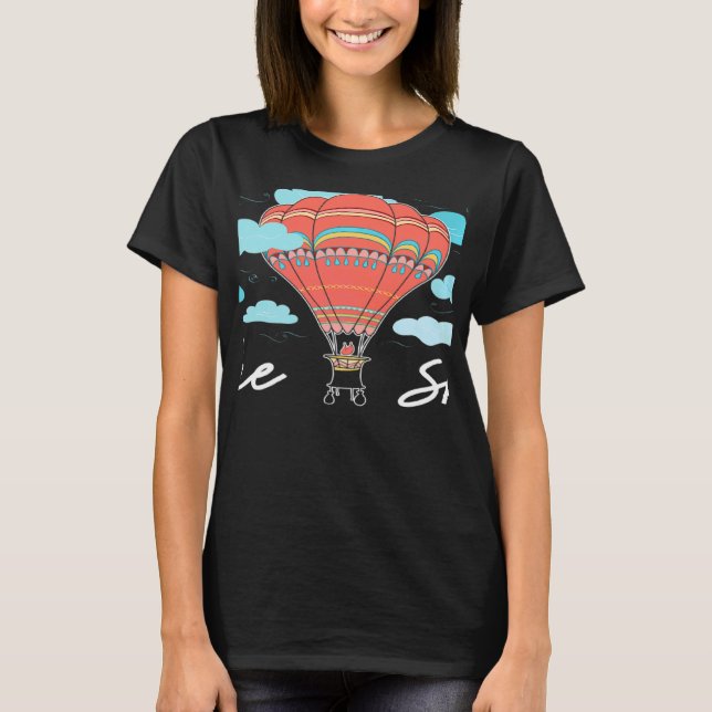 Zugang zum Sky Balloonist Heißluftballall T-Shirt (Vorderseite)