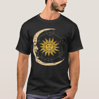 Zugang zum Yoga-Hippie-Kleid für Sonne und Mond T-Shirt