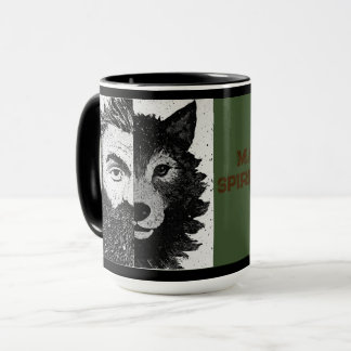 Zugänglicher Wolf : Halb Wolf (Glaubensausgabe) Tasse