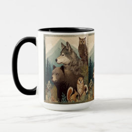 Zugänglicher Wolf : Wildnis-Tasse Tasse