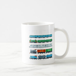 Zugarten Shirt Kleinkind Kleinwagen Lokomotivbahn Kaffeetasse