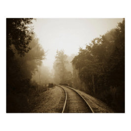 Zugbahn Poster