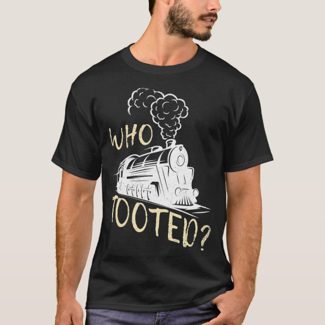 Züge Eisenbahn Ausstattung I Witziger Leiter T-Shirt (Vorderseite)