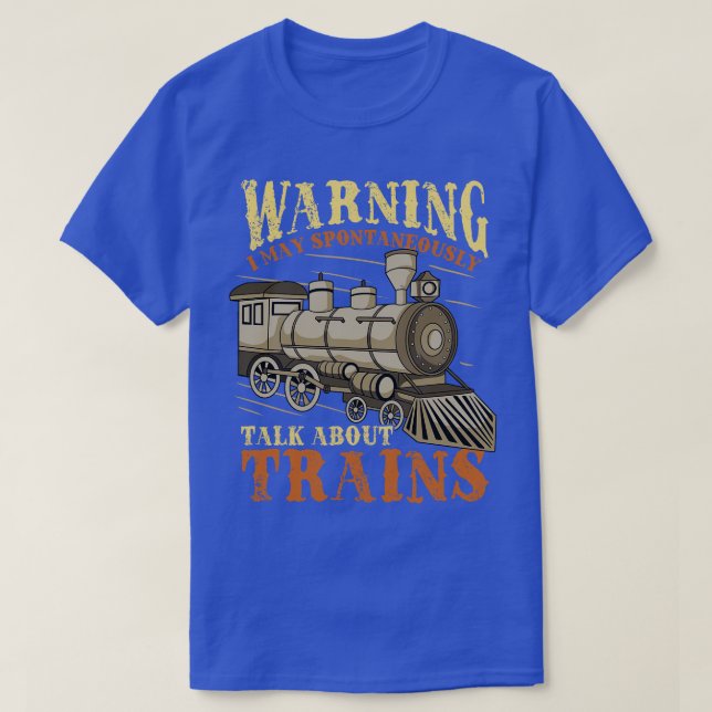 Züge Eisenbahn Lover 1 T-Shirt (Design vorne)
