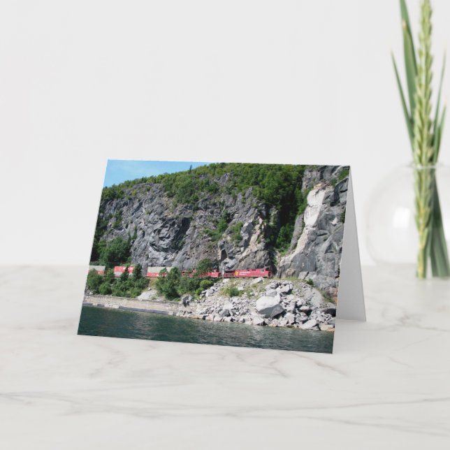 Züge entlang des Lake Superior Karte (Vorderseite)