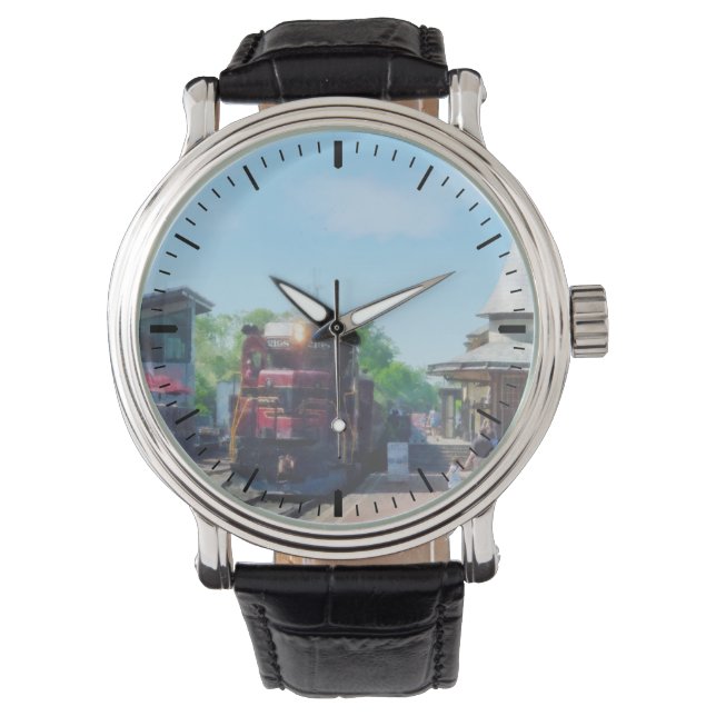 Züge fangen armbanduhr (Vorderseite)
