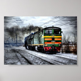 Züge Russischer Dieselzug Poster