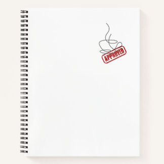 Zugelassen – Minimalistisches Notizbuch