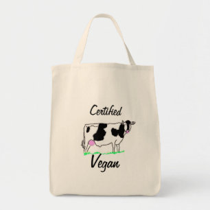 Zugelassene vegane Lebensmittelgeschäft-Tasche Tragetasche