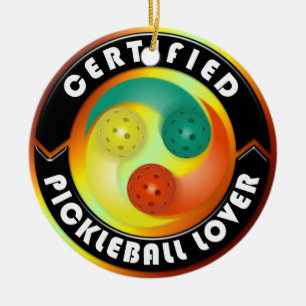 Zugelassene Verzierungs-Wahlen Pickleball Keramik Ornament