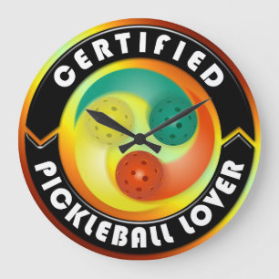 Zugelassene Wanduhren Pickleball Liebhaber-1