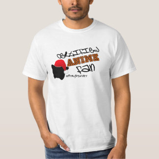 "Zugelassener Anime-Fan-" Wert-T-Shirt T-Shirt
