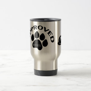 Zugelassener chinesischer Hundejahr 2018 Monogramm Reisebecher