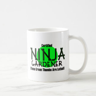 Zugelassener Ninja Gärtner Kaffeetasse