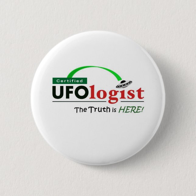 Zugelassener UFOLogist-Knopf Button (Vorderseite)