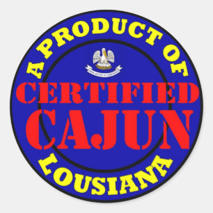 ZUGELASSENES CAJUN RUNDER AUFKLEBER