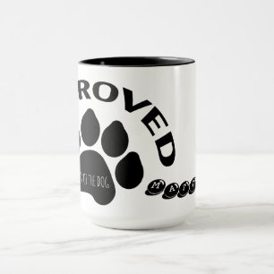 Zugelassenes chinesisches Hundjahr 2018 personalis Tasse