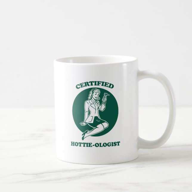 Zugelassenes Hottie-ologist Kaffeetasse (Rechts)