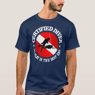 Zugelassenes Kleid des Taucher-(tiefes Ende) T-Shirt