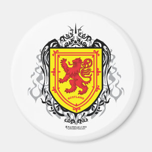 Zügelloser Löwe Stammes- Magnet