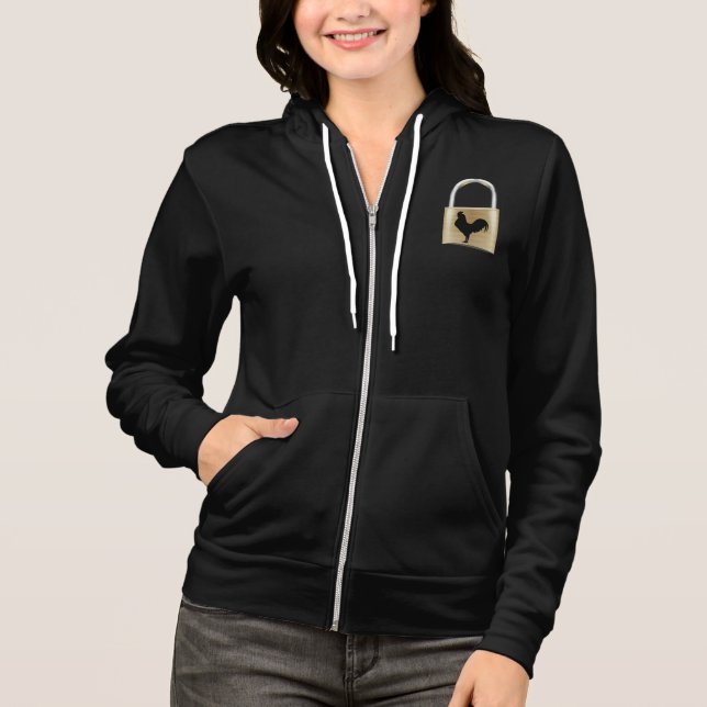 Zugeschlossen in Keuschheit Hoodie (Vorderseite)
