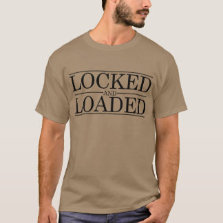 Zugeschlossener und geladener Keuschheitsentwurf T-Shirt