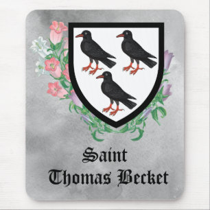 Zugeschriebenes Wappen von St. Thomas Becket Mousepad