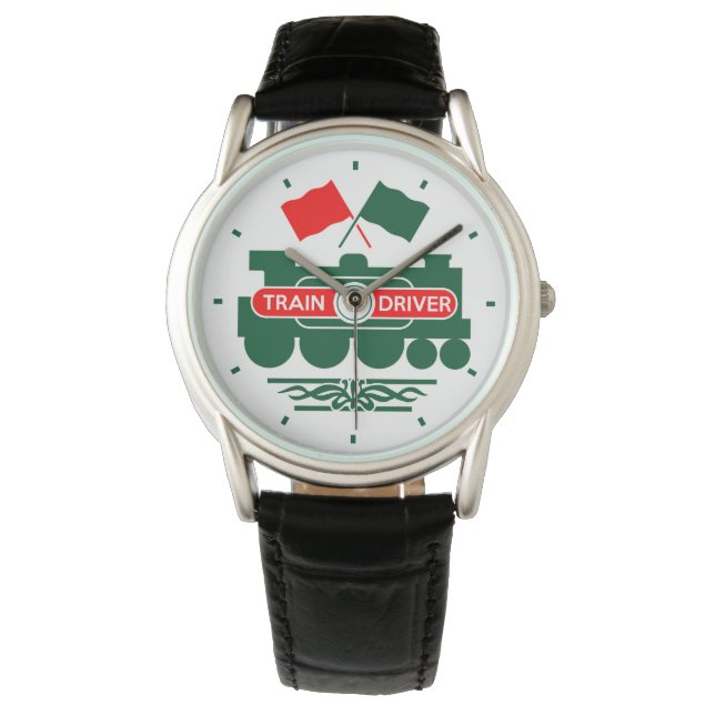 Zugfahrer Armbanduhr (Vorderseite)