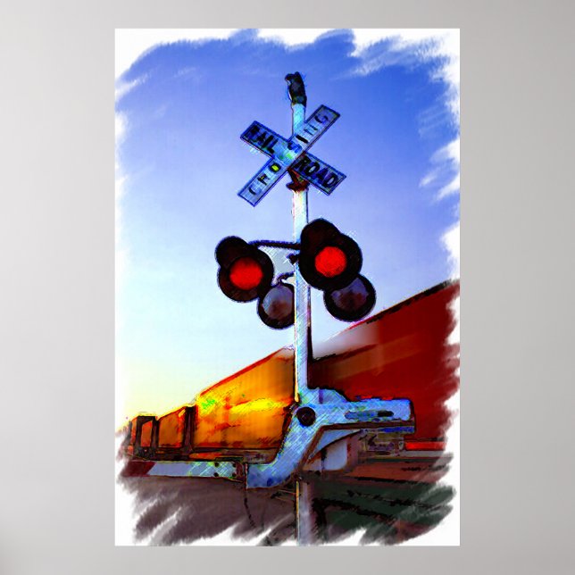 Zugfahrt durch die Stadt Poster (Vorne)